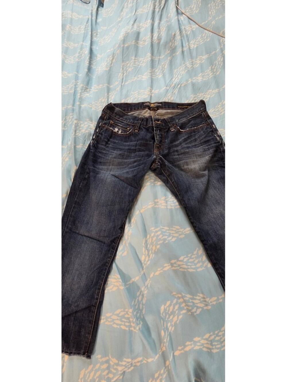 Lucky Brand cropped jeans size 25